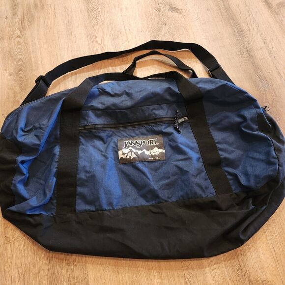 Jansport Other - Vintage 1992 USA Jansport Blue Weekend Camping Duffle Bag Retro Lightweight